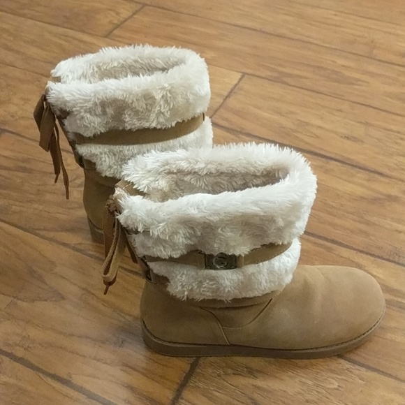 guess fur lined boots